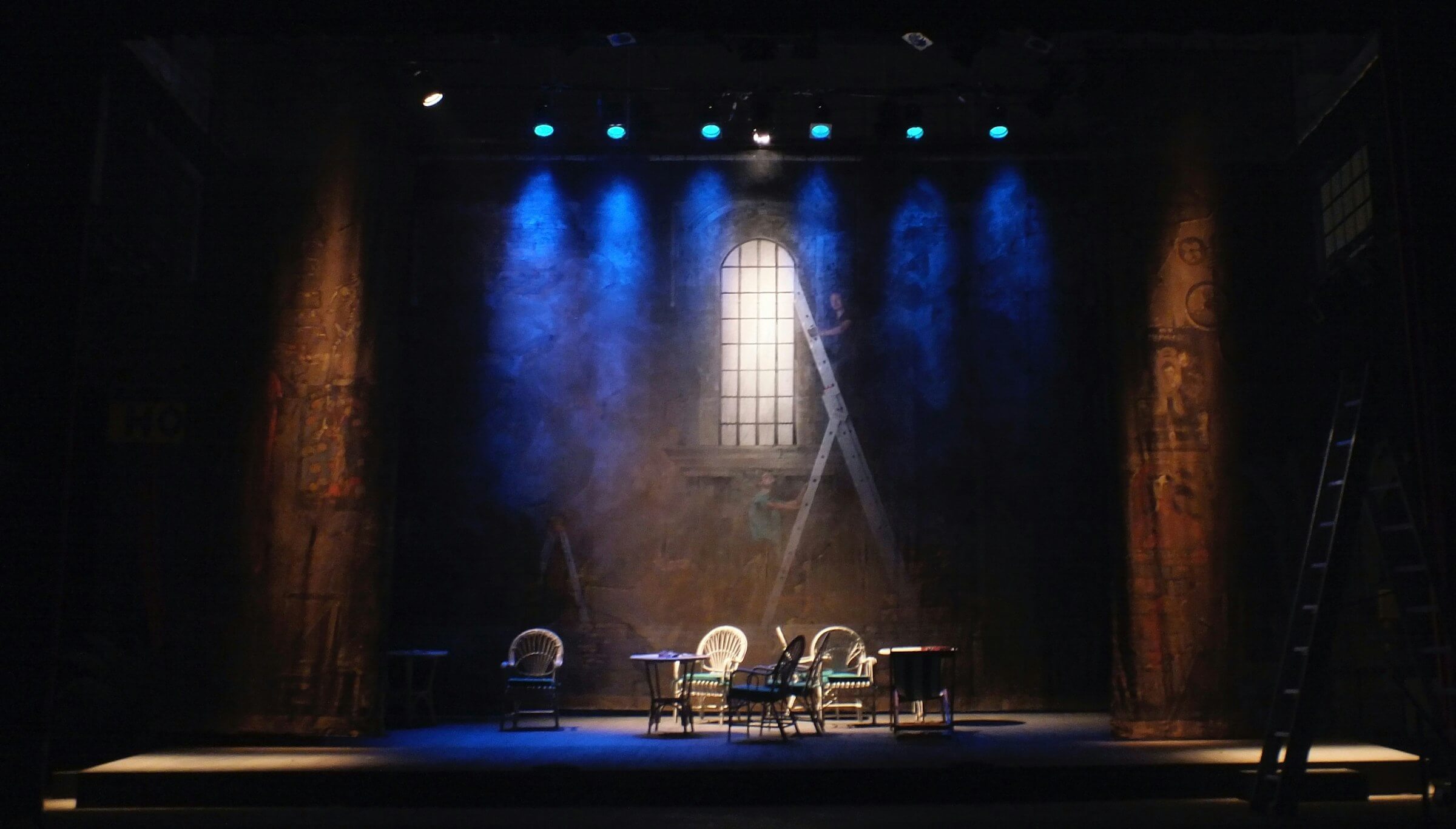 A theatre stage