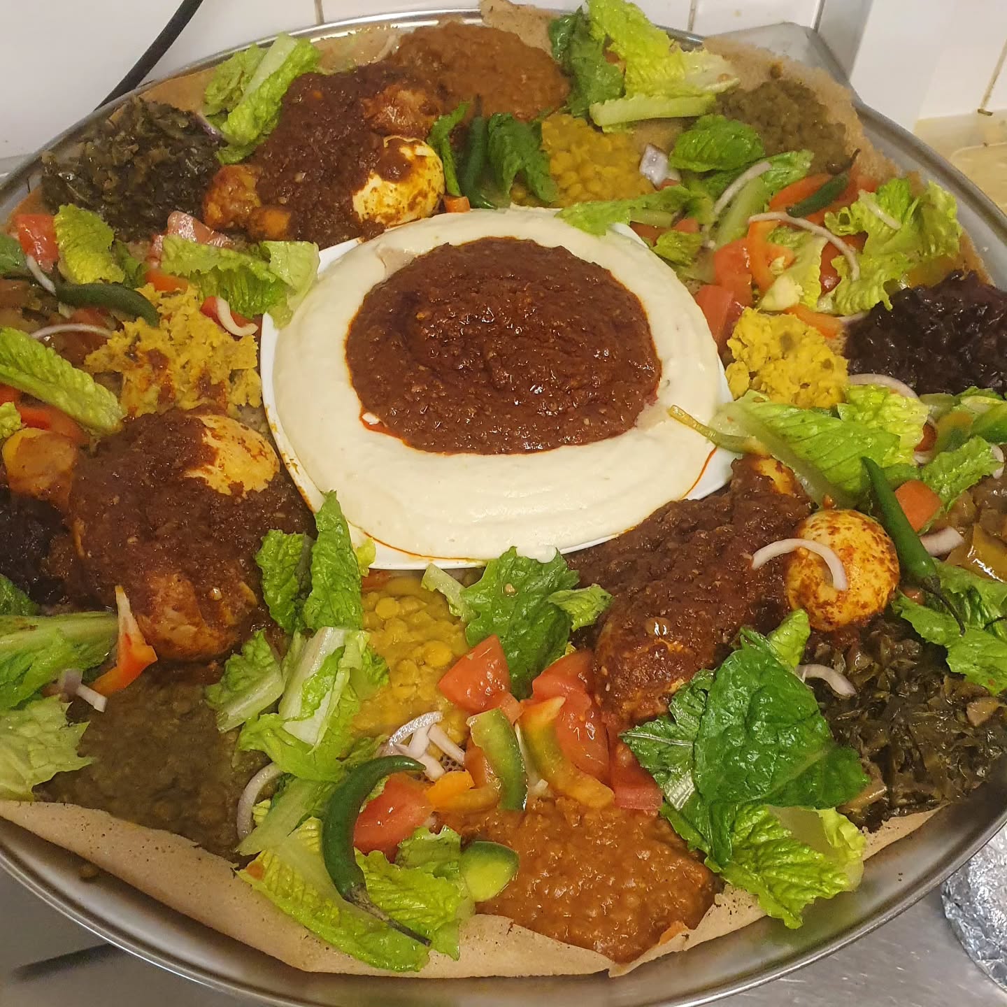 Authentic eritrean food to share