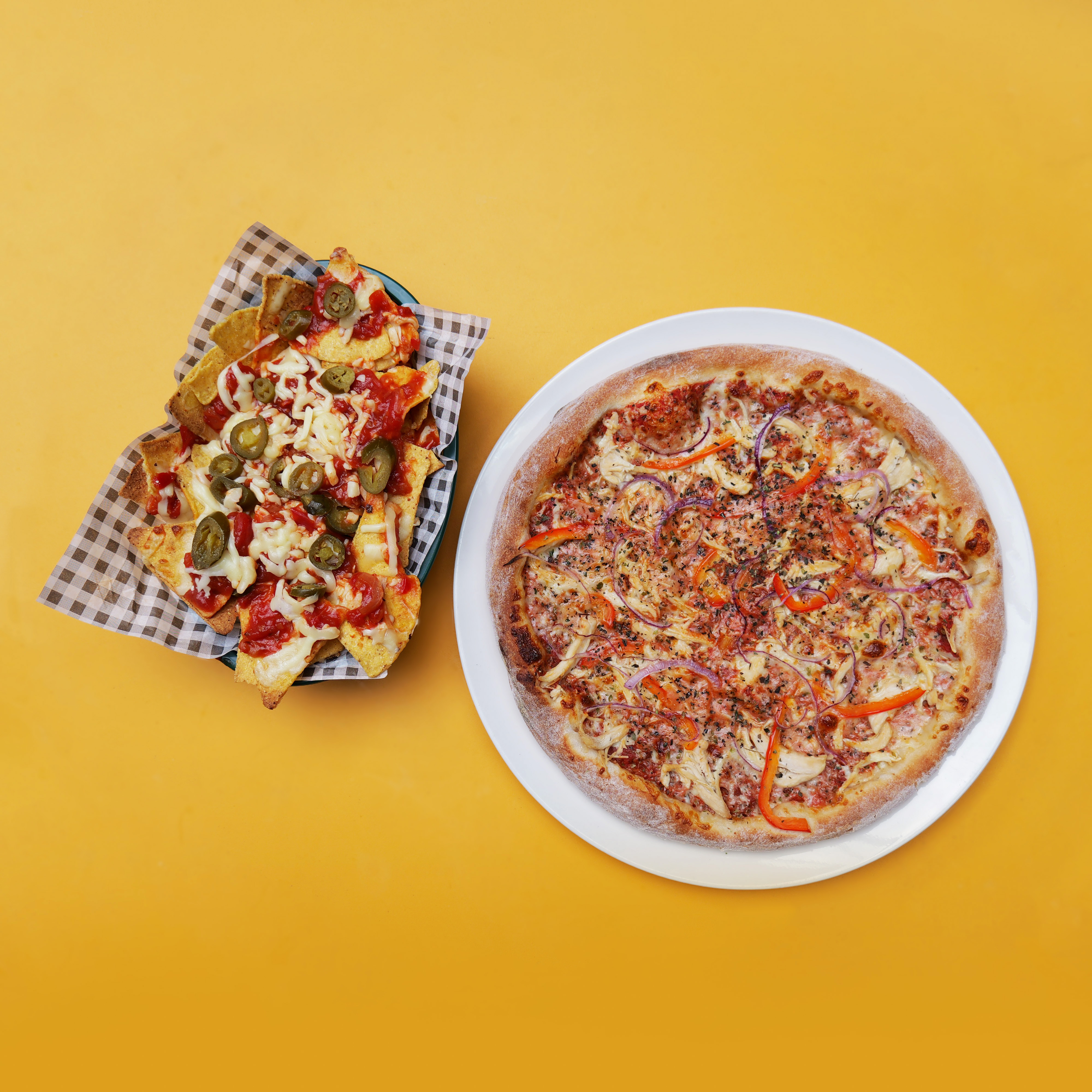 Band on the Wall Pizza and Nachos